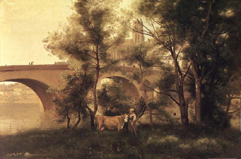 Corot Camille seine al bridge